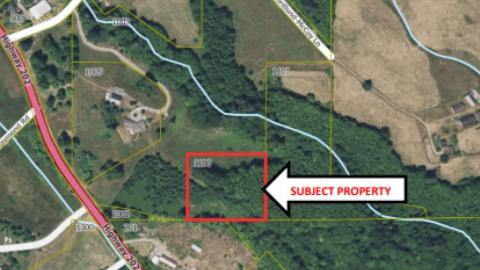 Aerial photo of subject property